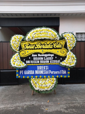 Papan Bunga Duka di Sabungan Sipabangun